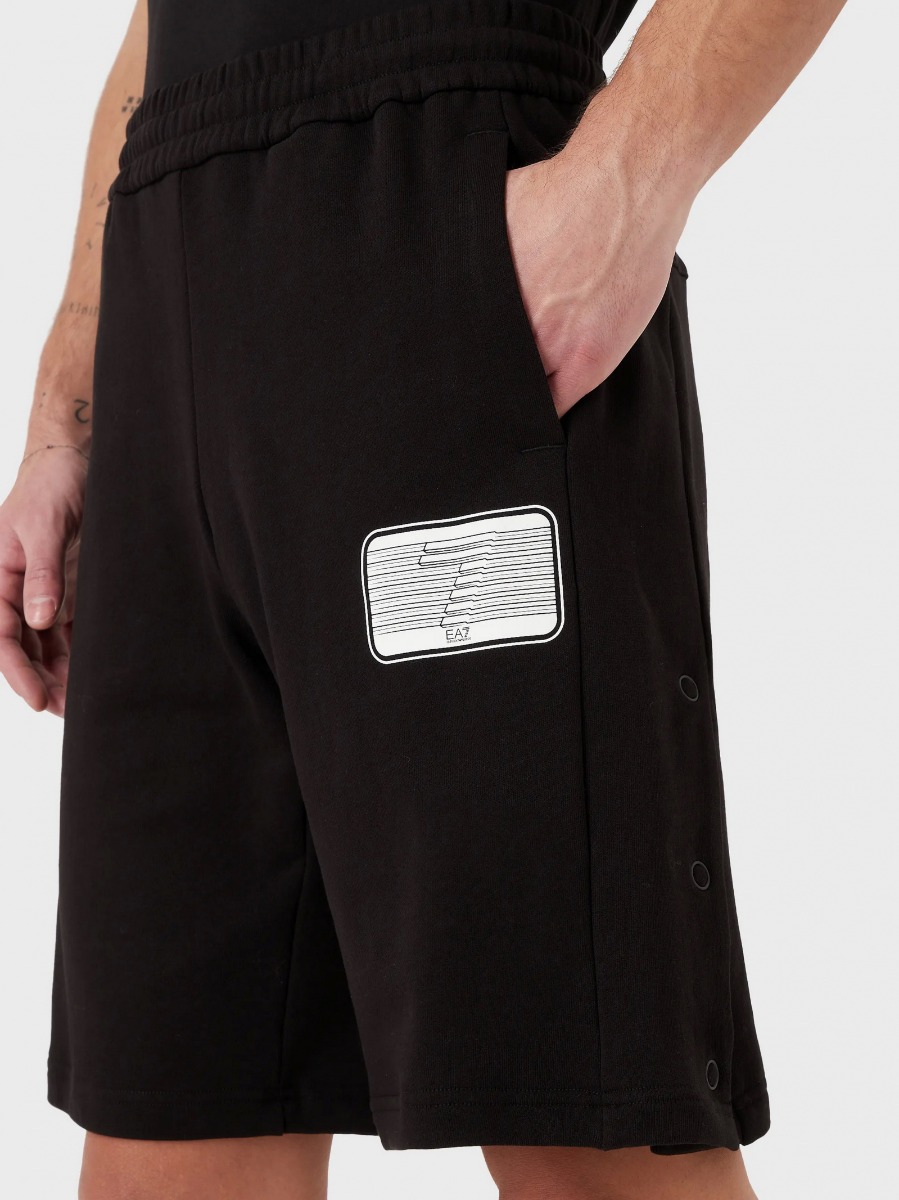 Sort EA7 M Bermuda Big 7 Coft Male 