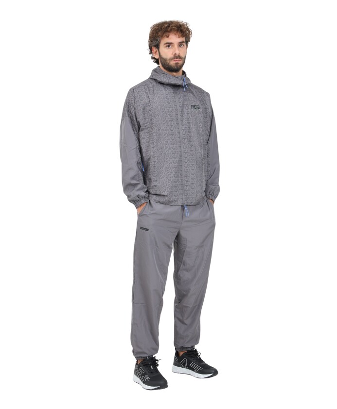 Trening EA7 M T-SUIT HOODIE FZ CH GRAPHIC Male