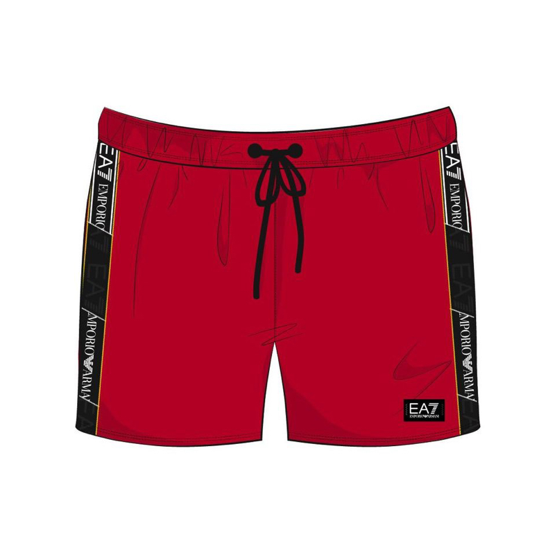 Sort De Baie EA7 M Logo Tape Bermuda Barbati