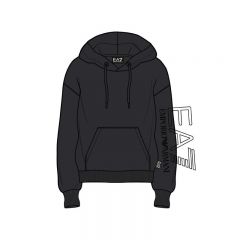 Hanorac EA7 U EMBROIDERY HOODIE RN COFT Barbati
