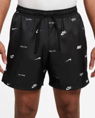 Sort Nike M NK CLUB+ WVN AOP FLOW SHORT Male 