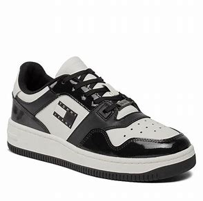 Pantofi Sport Tommy Hilfiger TJW RETRO BASKET PATENT LTR Femei