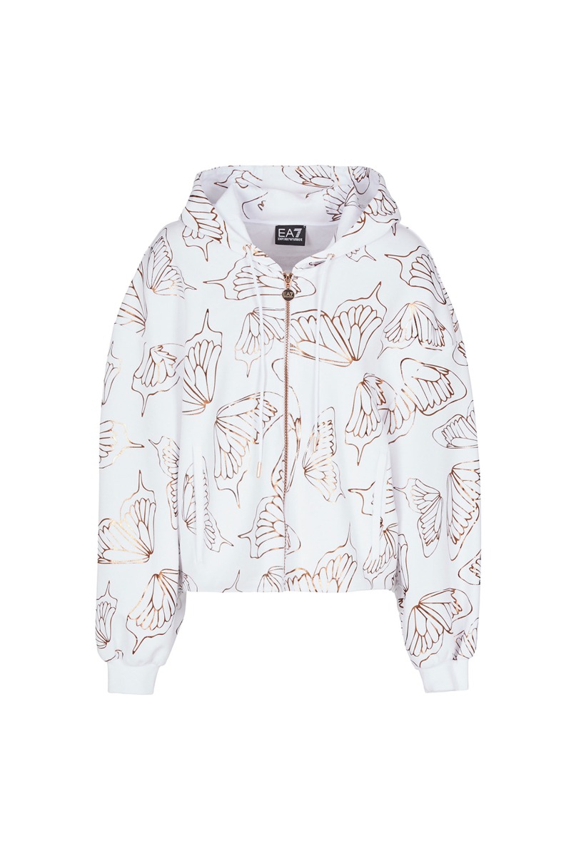 Bluza cu Fermoar EA7 W Hoodie Fz Female 