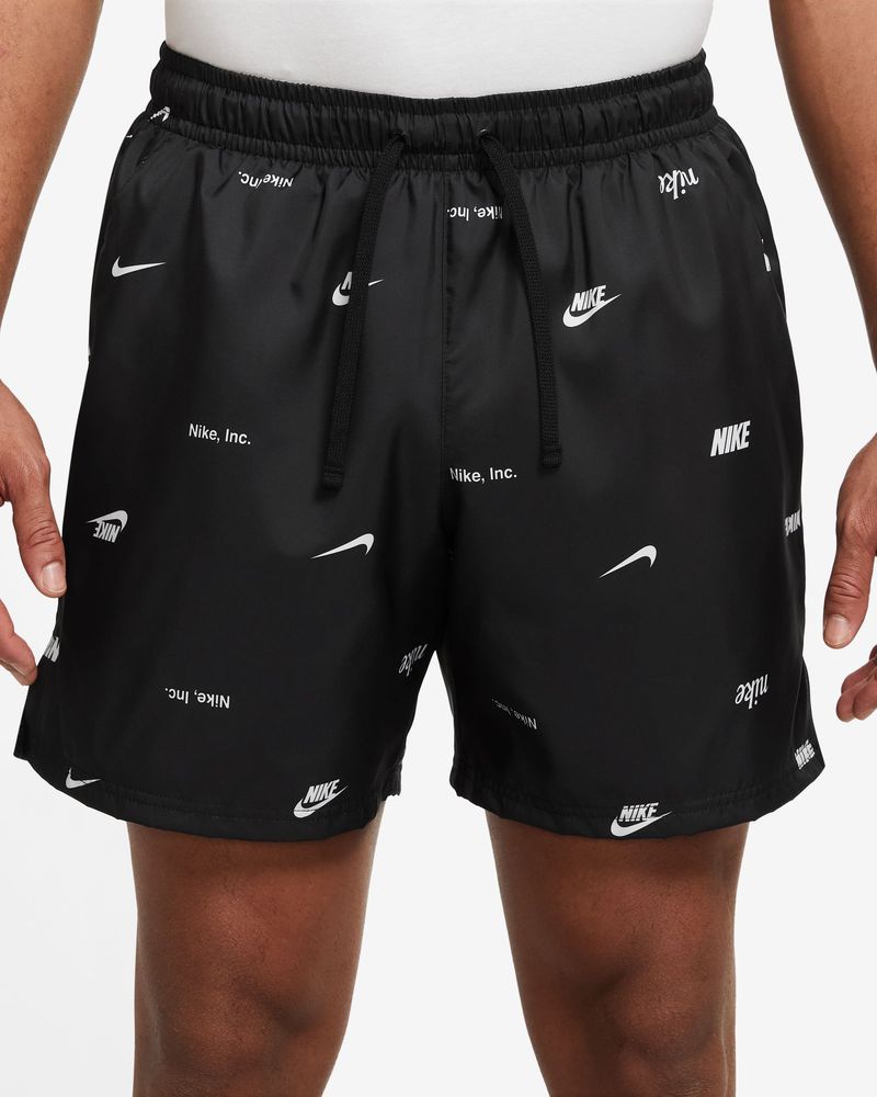 Sort Nike M NK CLUB+ WVN AOP FLOW SHORT Male 