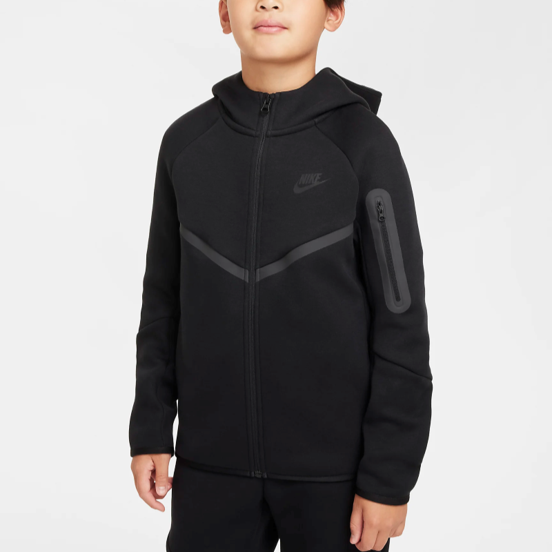 Bluza cu fermoar Nike B NSW TCH FLC FZ - PD Unisex Copii